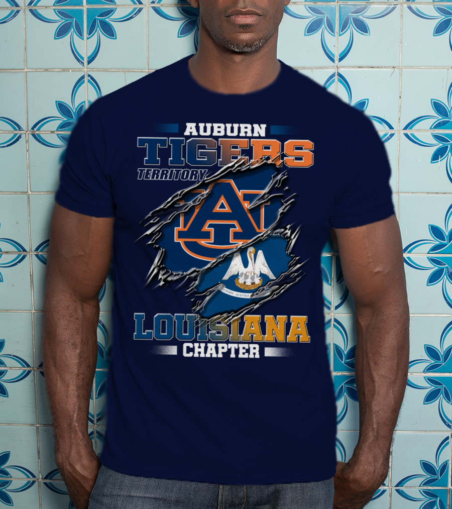 Auburn Tigers Territory Louisiana Chapter T-Shirt
