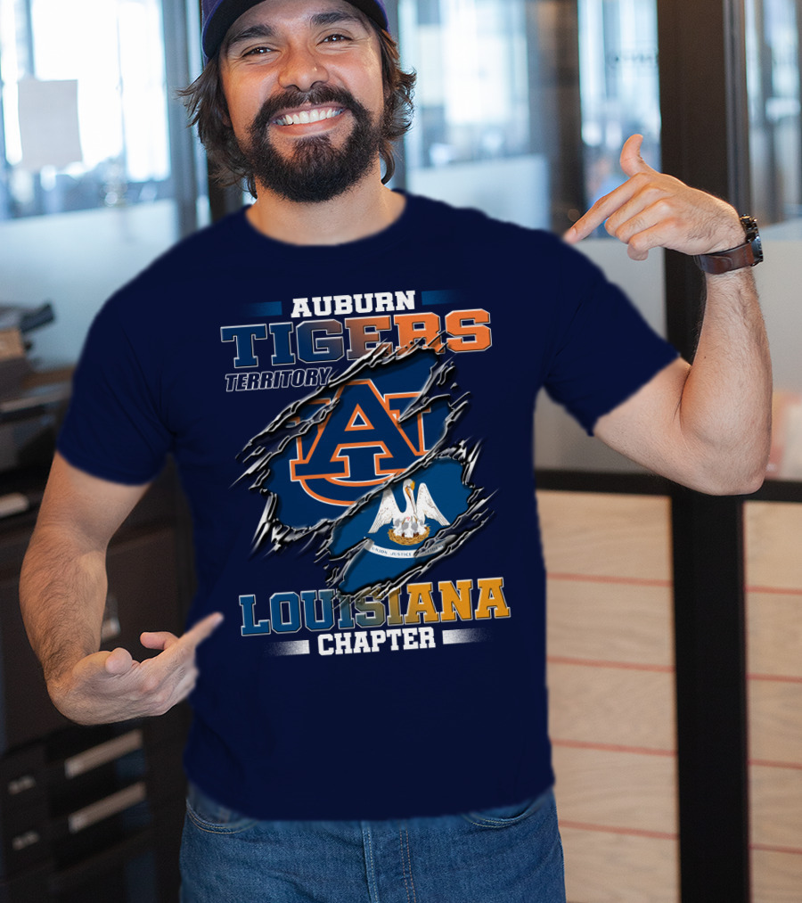Auburn Tigers Territory Louisiana Chapter T-Shirt