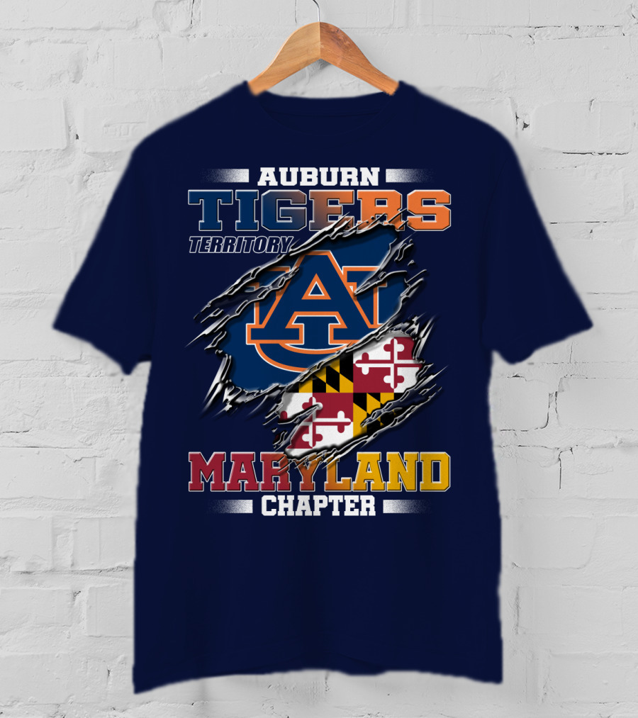 Auburn Tigers Territory Maryland Chapter T-Shirt