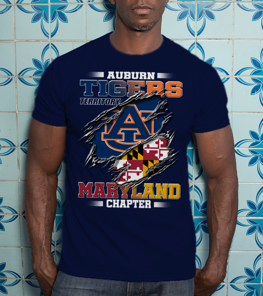 Auburn Tigers Territory Maryland Chapter T-Shirt