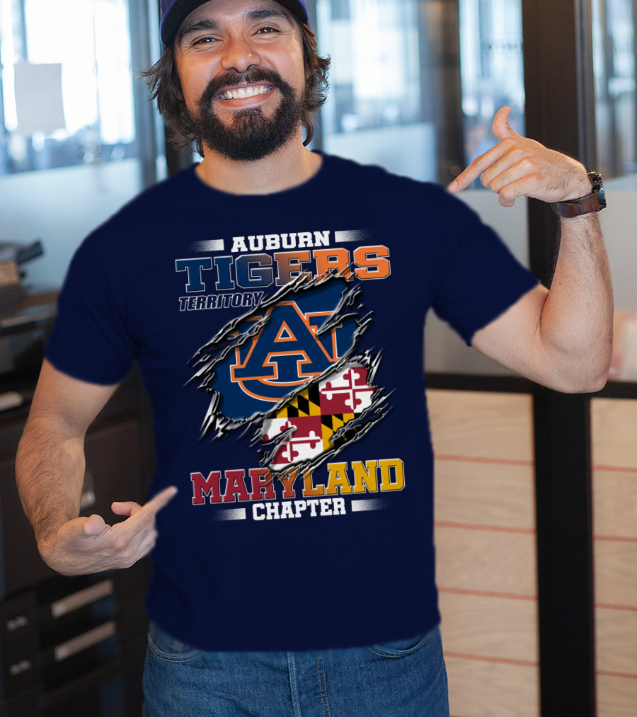 Auburn Tigers Territory Maryland Chapter T-Shirt