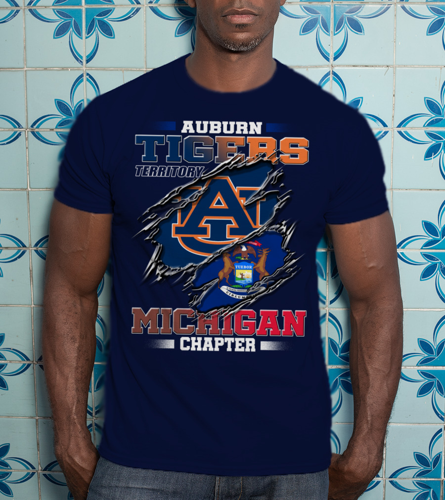 Auburn Tigers Territory Michigan Chapter T-Shirt