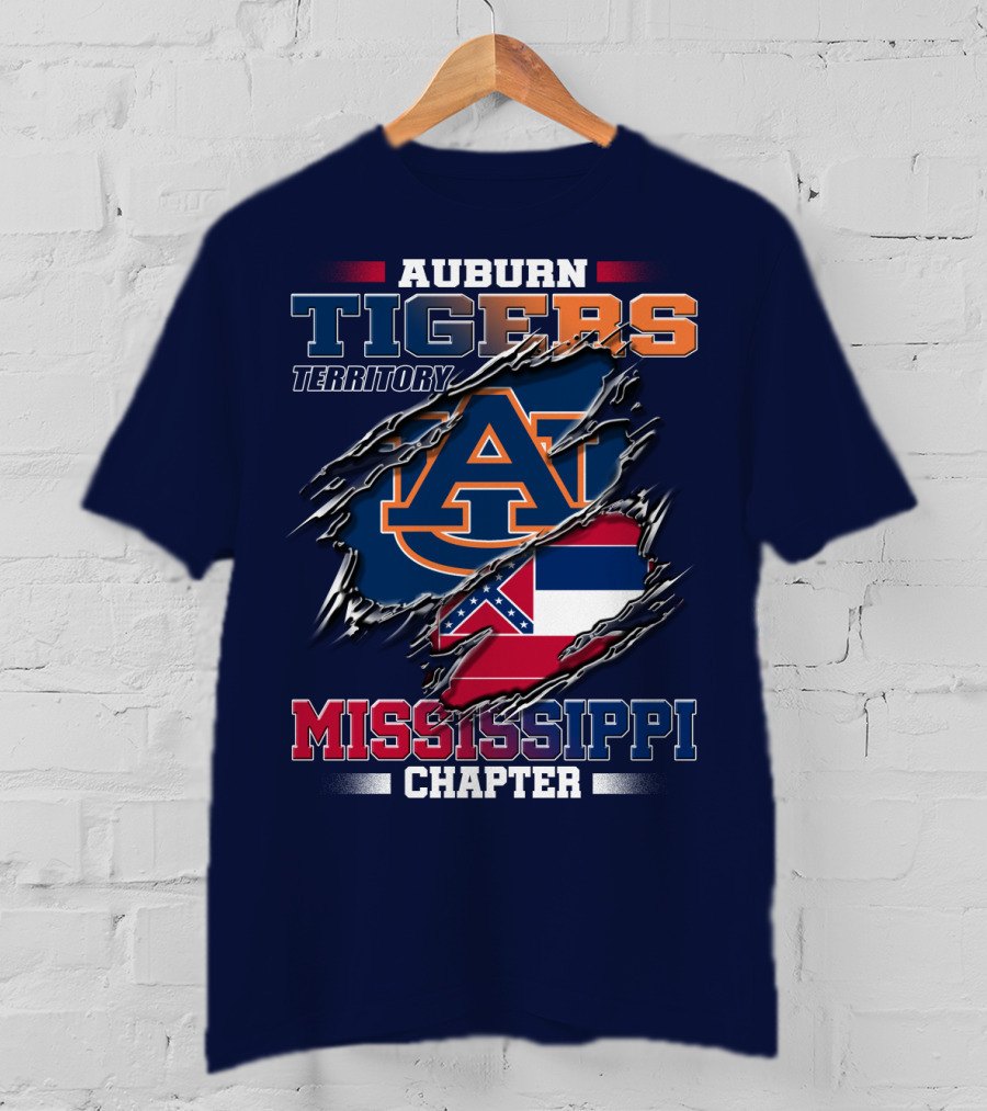 Auburn Tigers Territory Mississippi Chapter T-Shirt