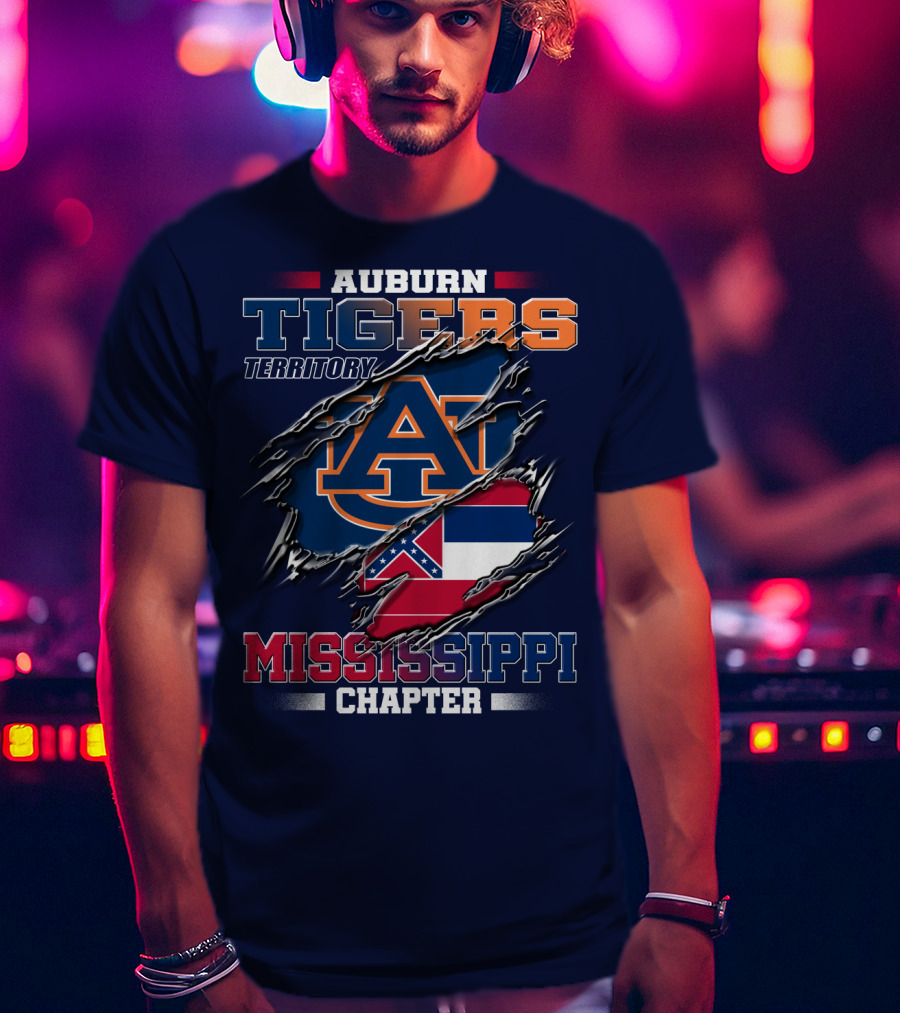 Auburn Tigers Territory Mississippi Chapter T-Shirt