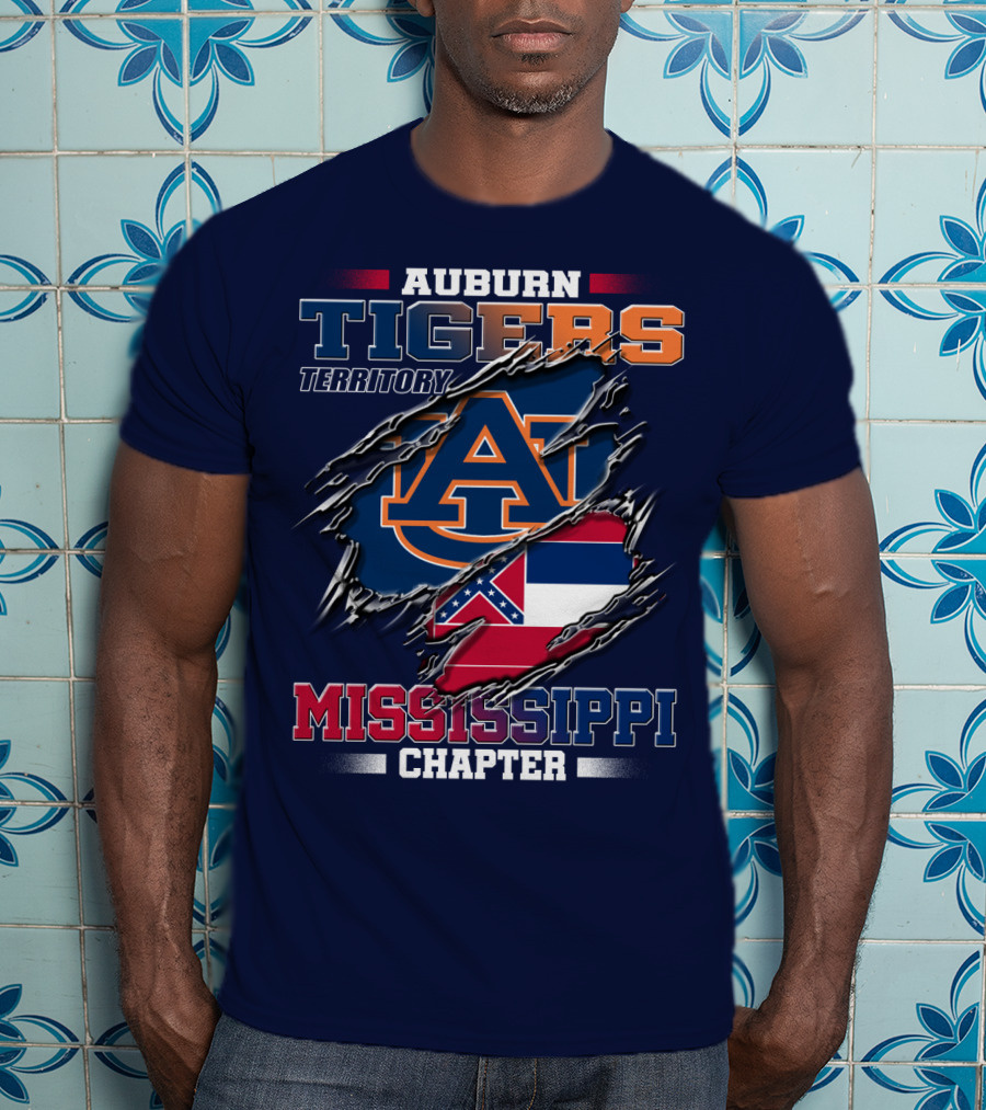 Auburn Tigers Territory Mississippi Chapter T-Shirt
