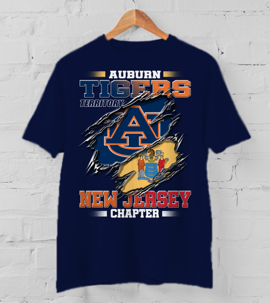 Auburn Tigers Territory New Jersey Chapter T-Shirt
