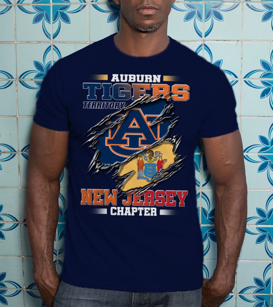 Auburn Tigers Territory New Jersey Chapter T-Shirt
