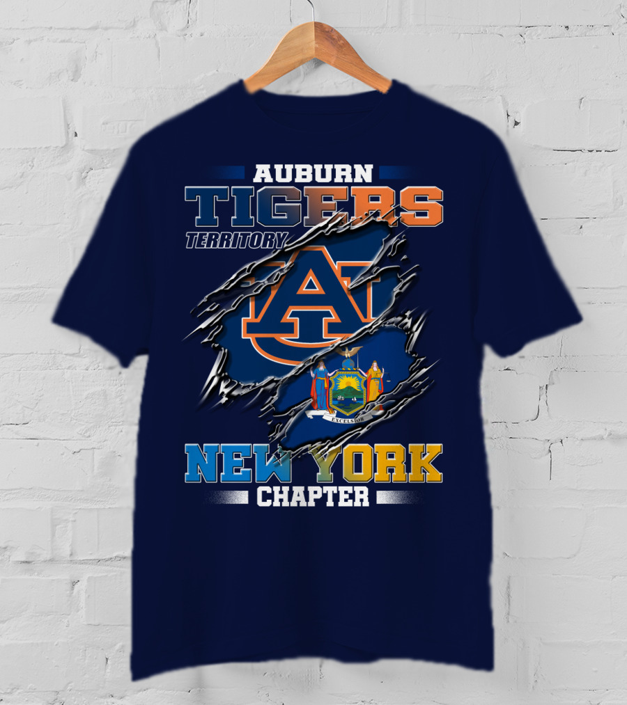 Auburn Tigers Territory New York Chapter T-Shirt