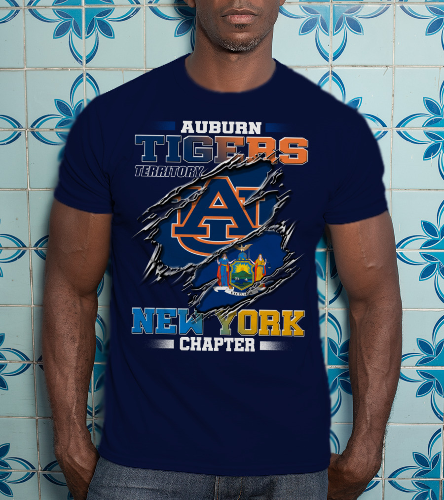 Auburn Tigers Territory New York Chapter T-Shirt