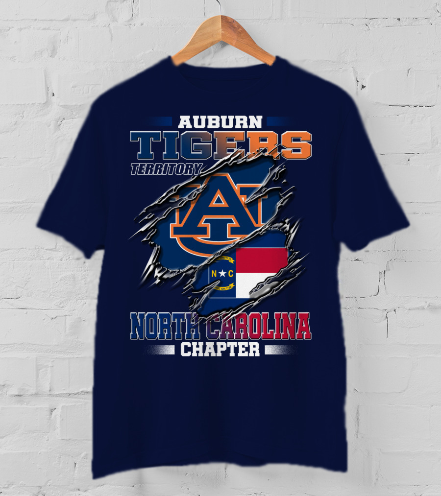 Auburn Tigers Territory North Carolina Chapter T-Shirt