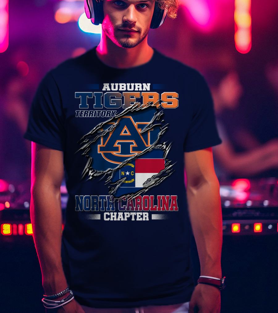 Auburn Tigers Territory North Carolina Chapter T-Shirt