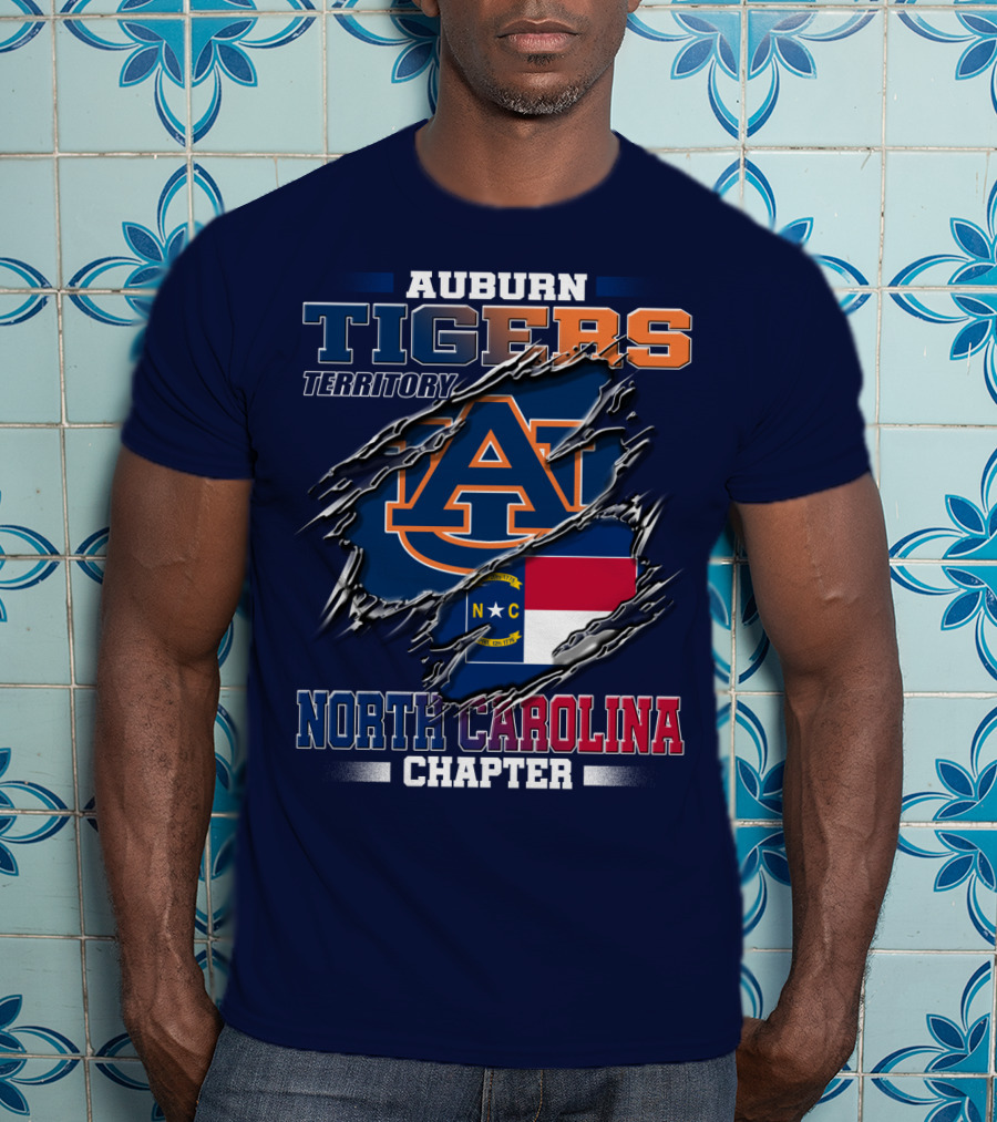 Auburn Tigers Territory North Carolina Chapter T-Shirt