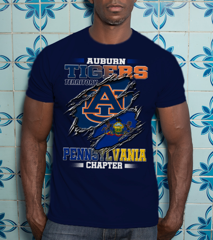 Auburn Tigers Territory Pennsylvania Chapter T-Shirt