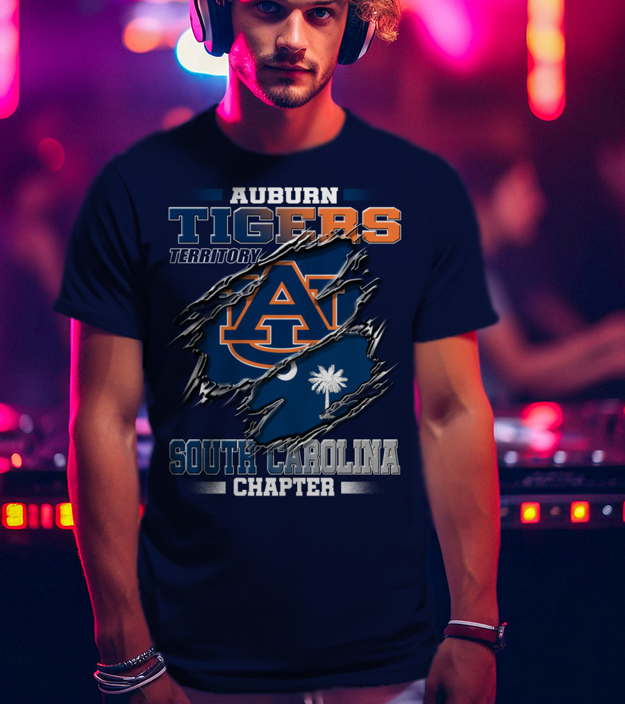 Auburn Tigers Territory South Carolina Chapter T-Shirt