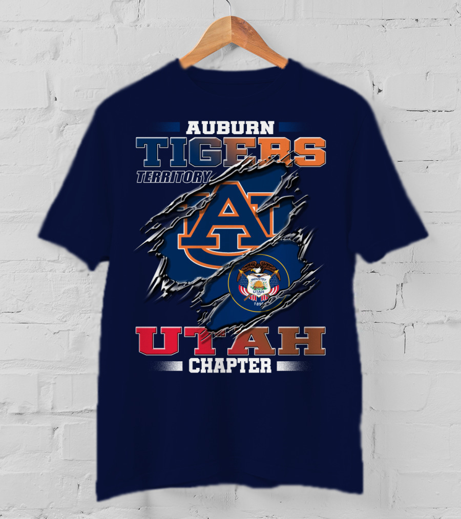 Auburn Tigers Territory Utah Chapter T-Shirt