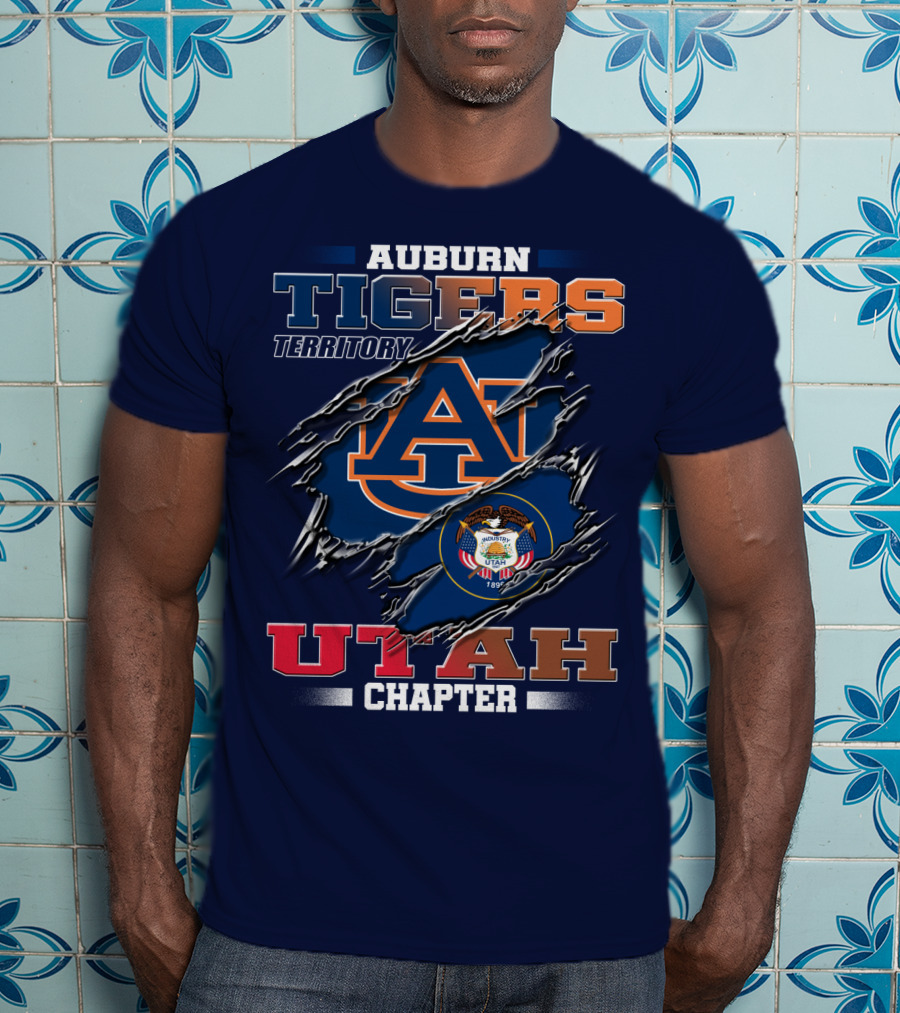 Auburn Tigers Territory Utah Chapter T-Shirt