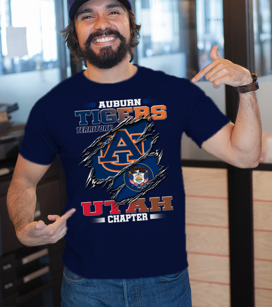 Auburn Tigers Territory Utah Chapter T-Shirt