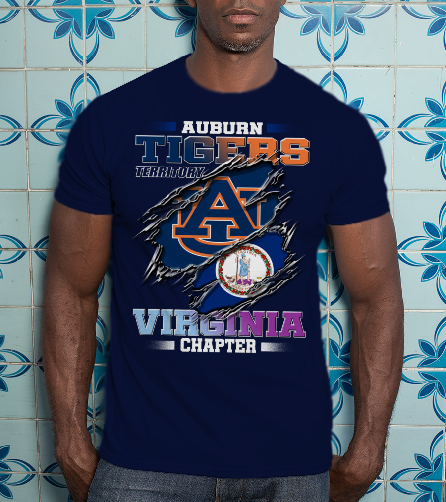 Auburn Tigers Territory Virginia Chapter T-Shirt
