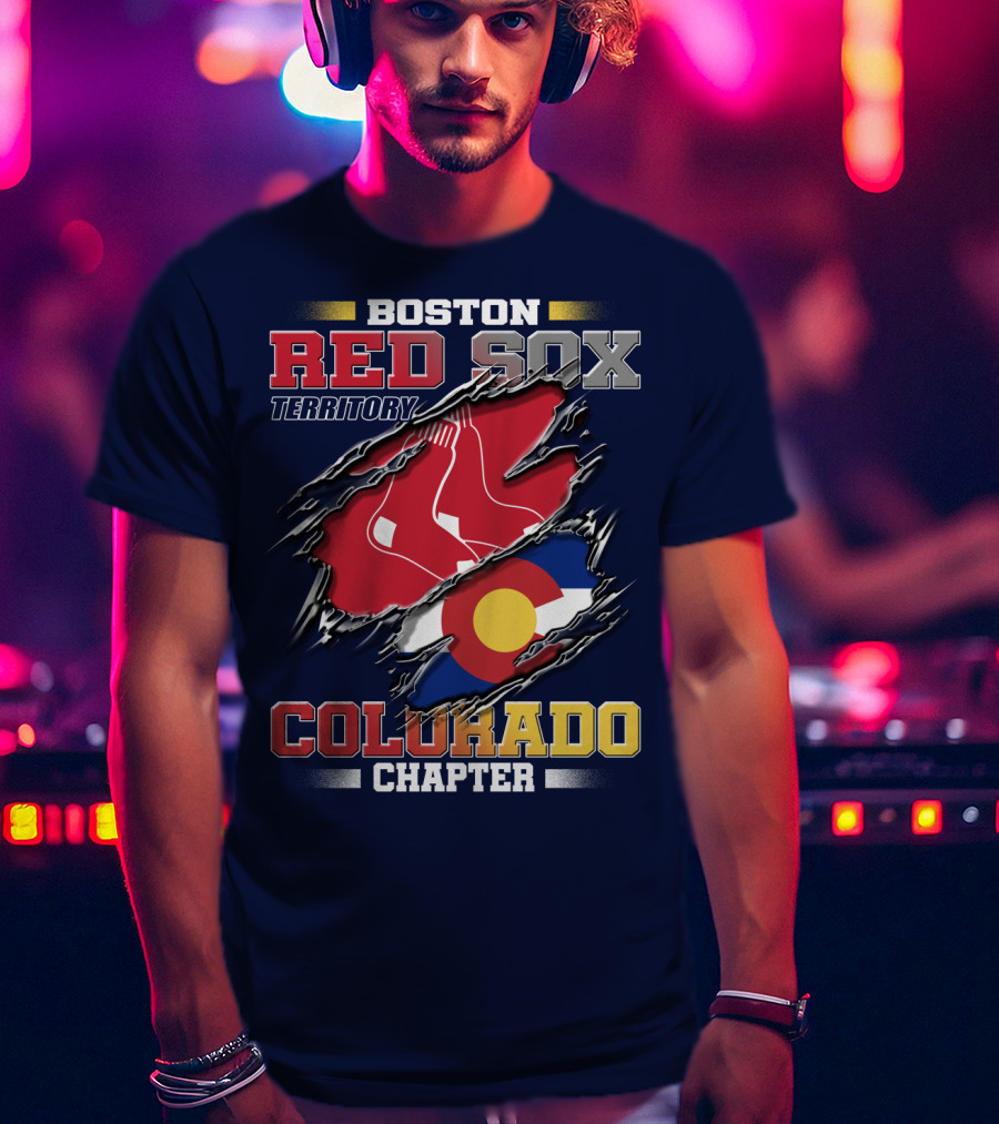 Boston Red Sox Territory Colorado Chapter T-Shirt