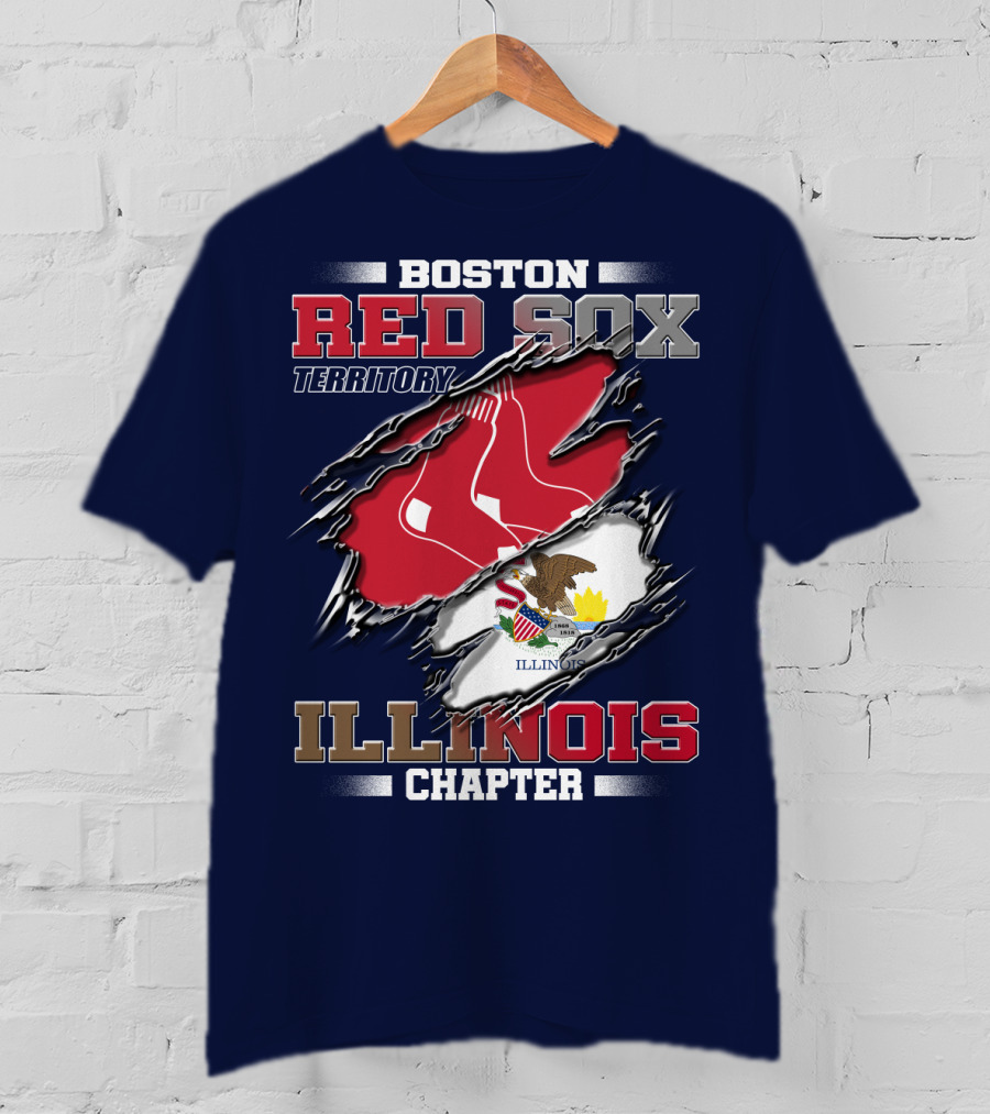 Boston Red Sox Territory Illinois Chapter T-Shirt