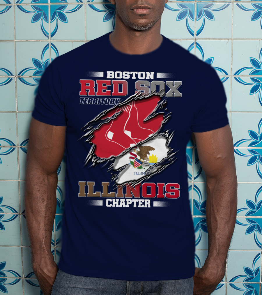 Boston Red Sox Territory Illinois Chapter T-Shirt