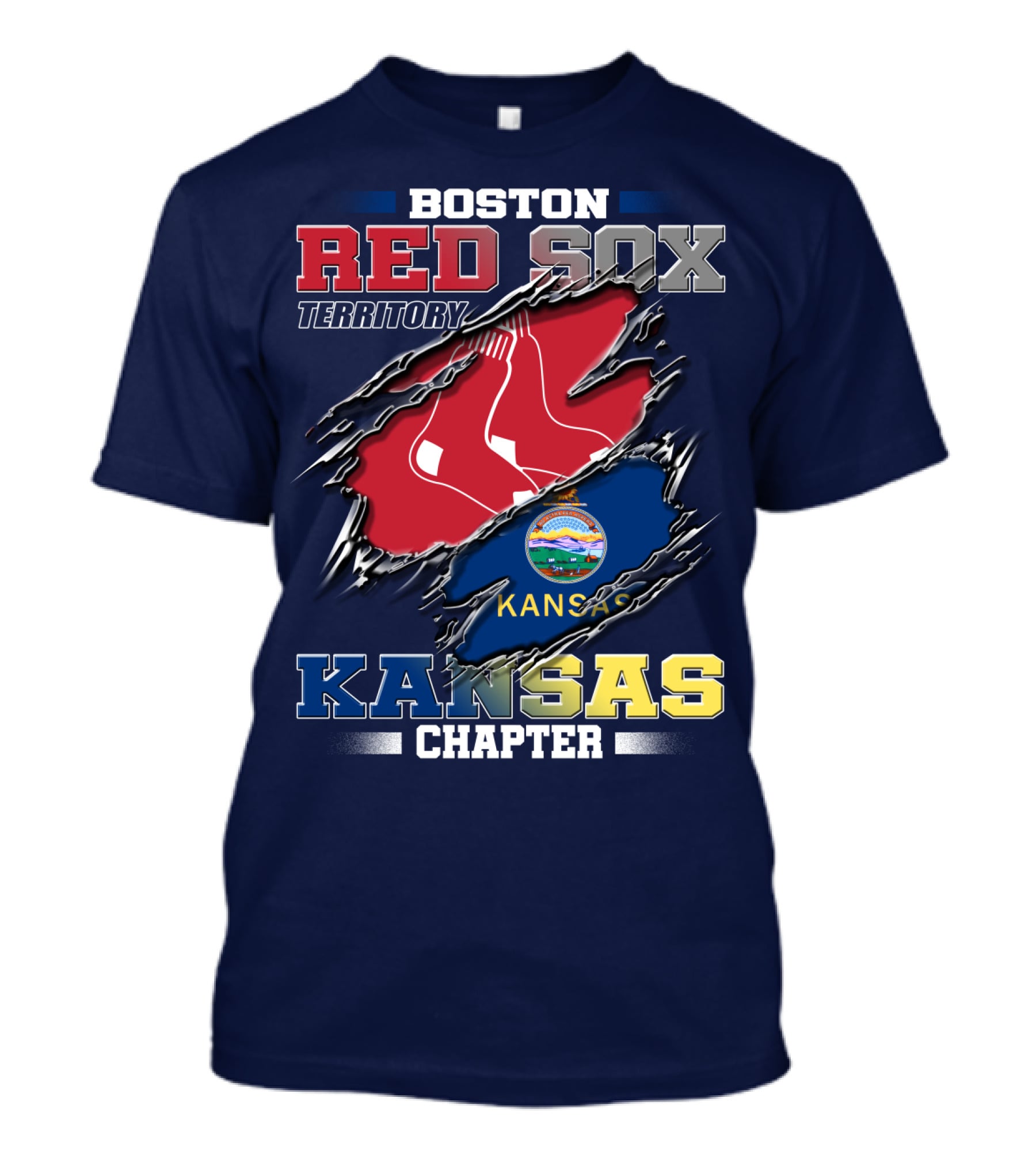 Boston Red Sox Territory Kansas Chapter T-Shirt