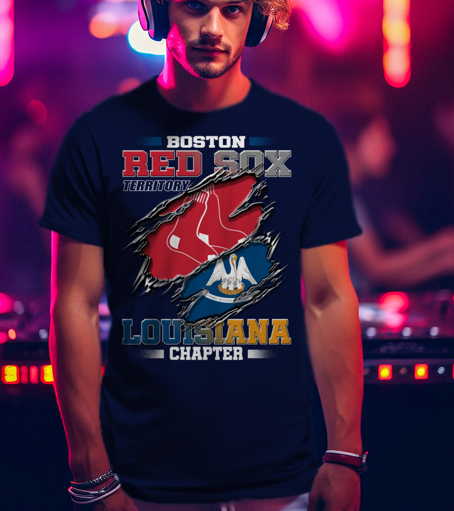 Boston Red Sox Territory Louisiana Chapter T-Shirt
