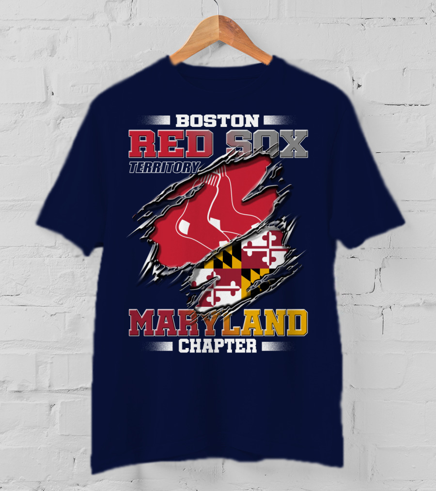 Boston Red Sox Territory Maryland Chapter T-Shirt