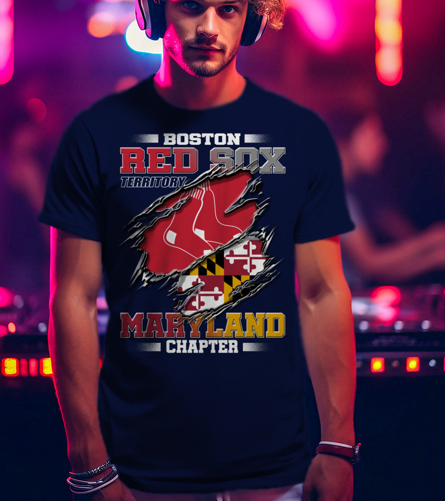 Boston Red Sox Territory Maryland Chapter T-Shirt