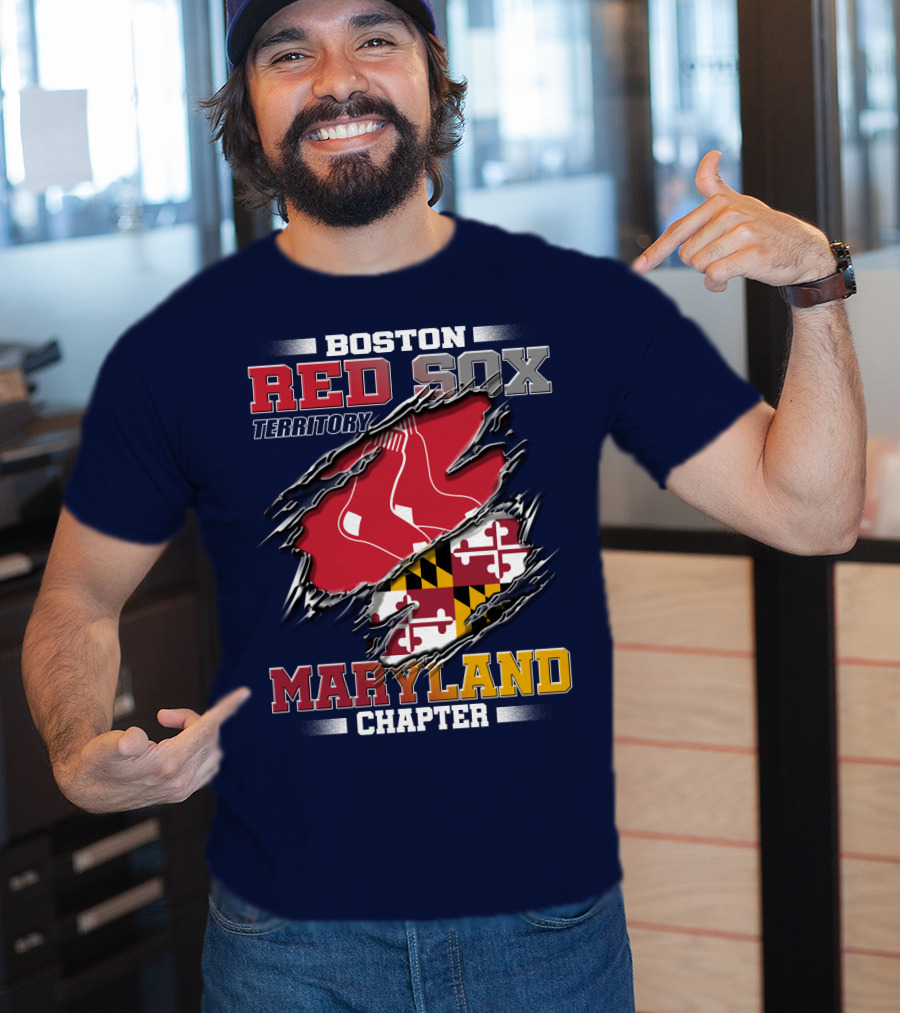 Boston Red Sox Territory Maryland Chapter T-Shirt