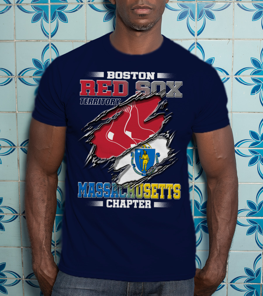 Boston Red Sox Territory Massachusetts Chapter T-Shirt