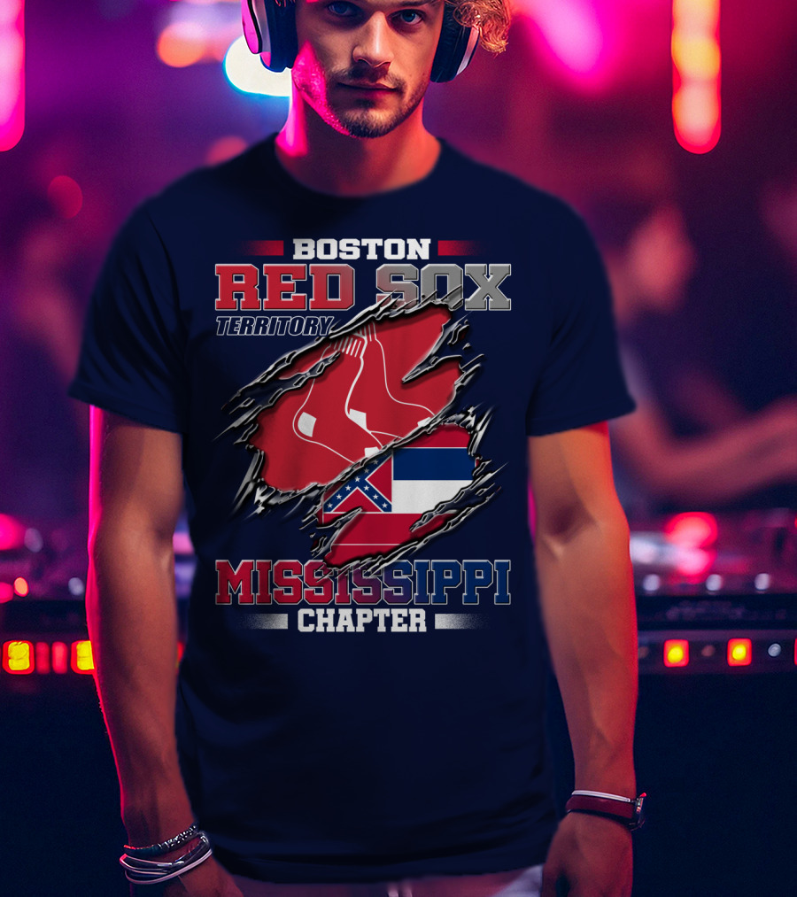 Boston Red Sox Territory Mississippi Chapter T-Shirt