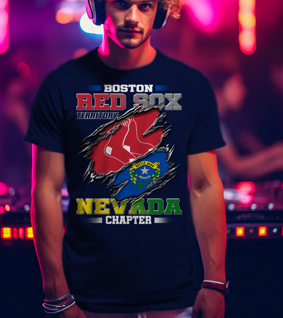 Boston Red Sox Territory Nevada Chapter T-Shirt