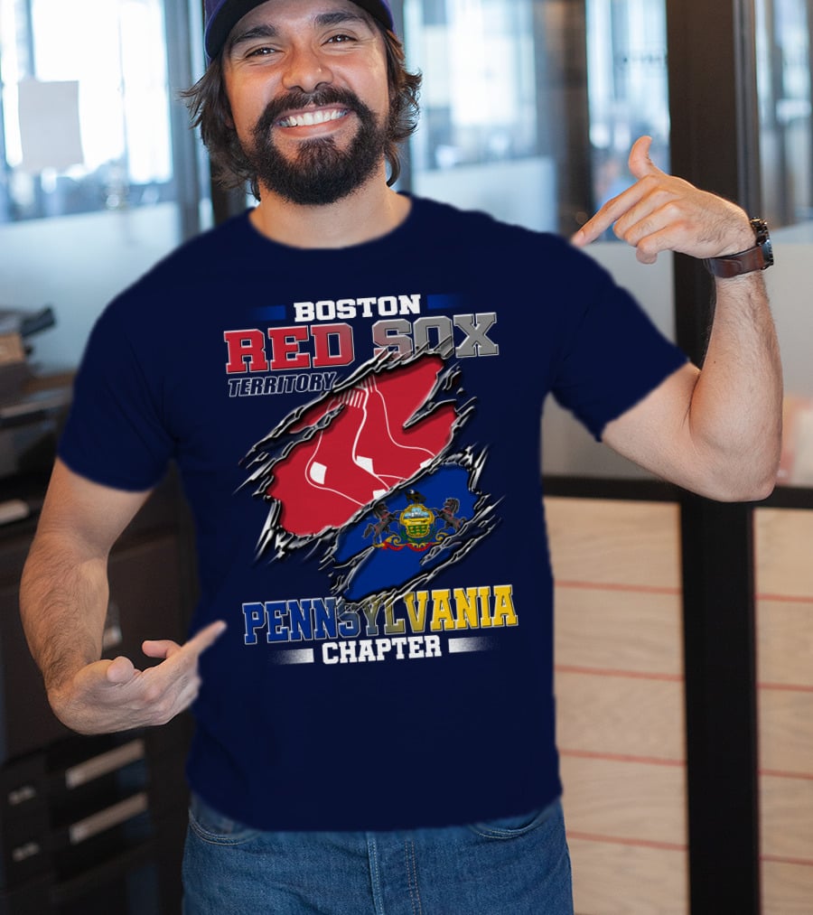 Boston Red Sox Territory Pennsylvania Chapter T-Shirt