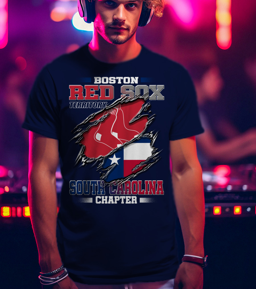 Boston Red Sox Territory South Carolina Chapter T-Shirt