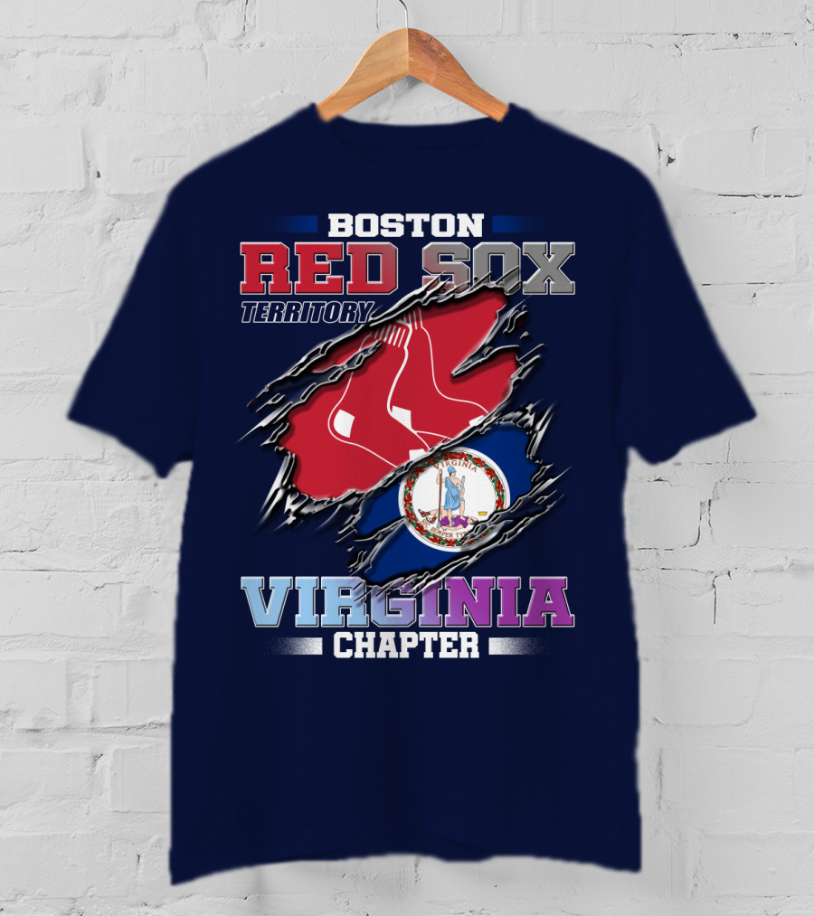Boston Red Sox Territory Virginia Chapter T-Shirt