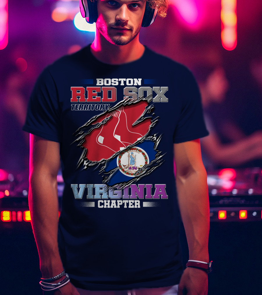 Boston Red Sox Territory Virginia Chapter T-Shirt