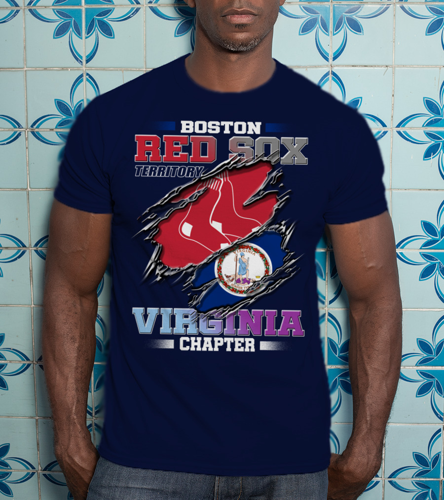 Boston Red Sox Territory Virginia Chapter T-Shirt