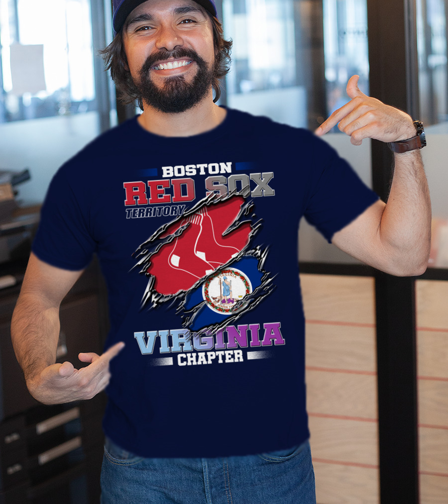 Boston Red Sox Territory Virginia Chapter T-Shirt