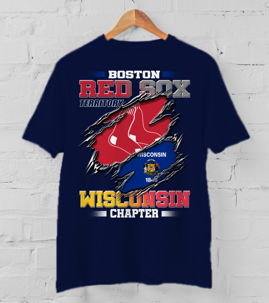 Boston Red Sox Territory Wisconsin Chapter 1848 T-Shirt