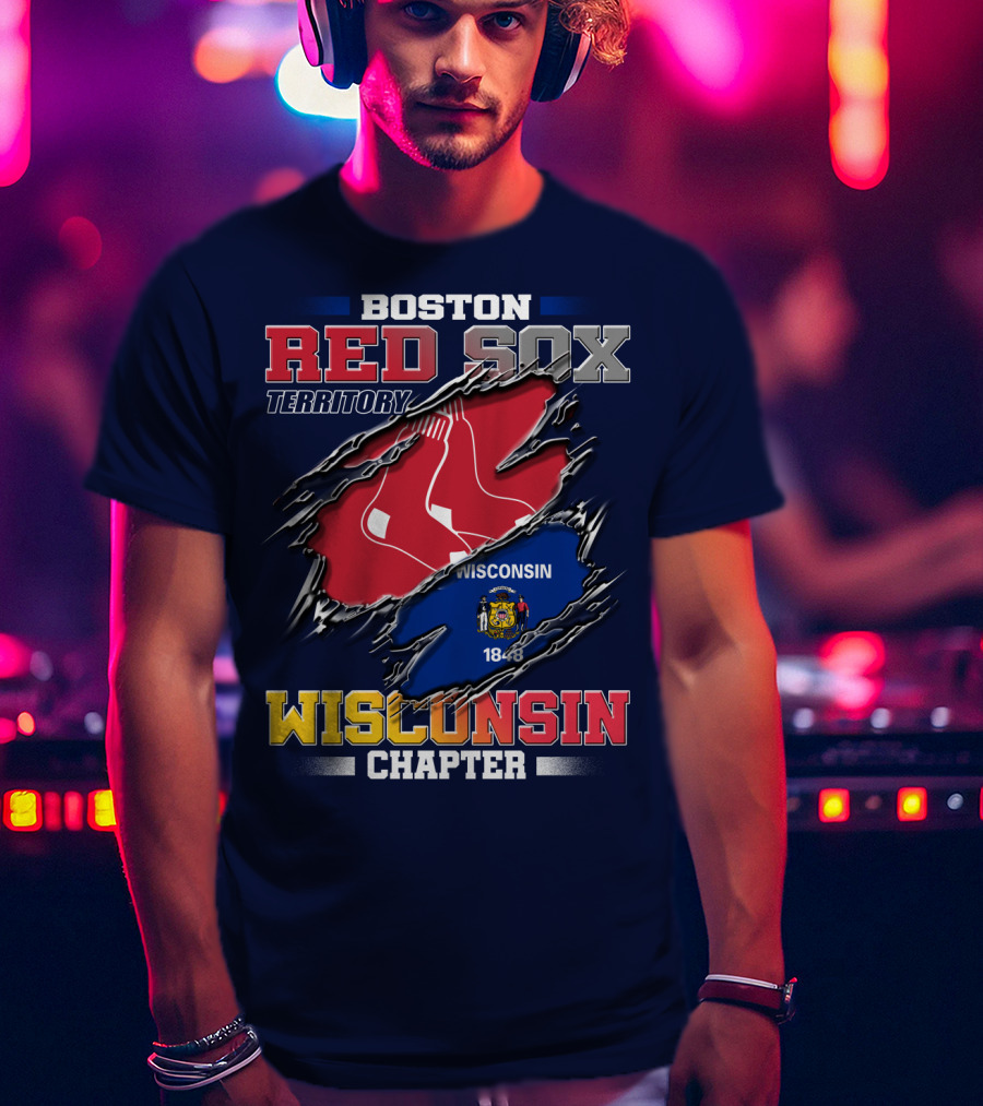 Boston Red Sox Territory Wisconsin Chapter 1848 T-Shirt