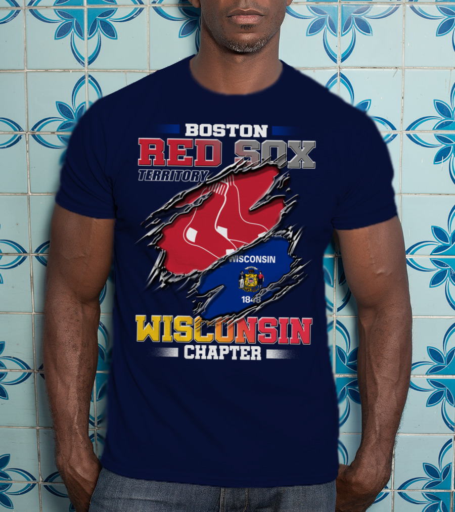 Boston Red Sox Territory Wisconsin Chapter 1848 T-Shirt