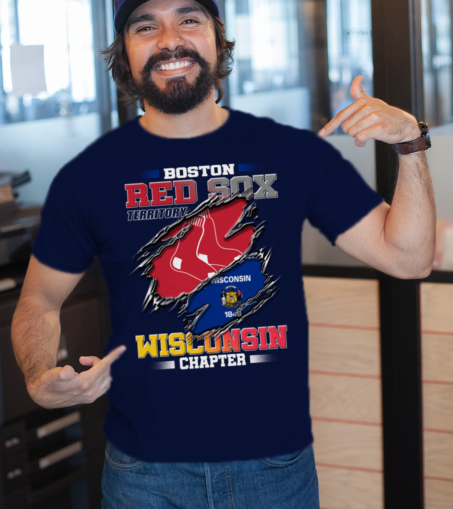 Boston Red Sox Territory Wisconsin Chapter 1848 T-Shirt