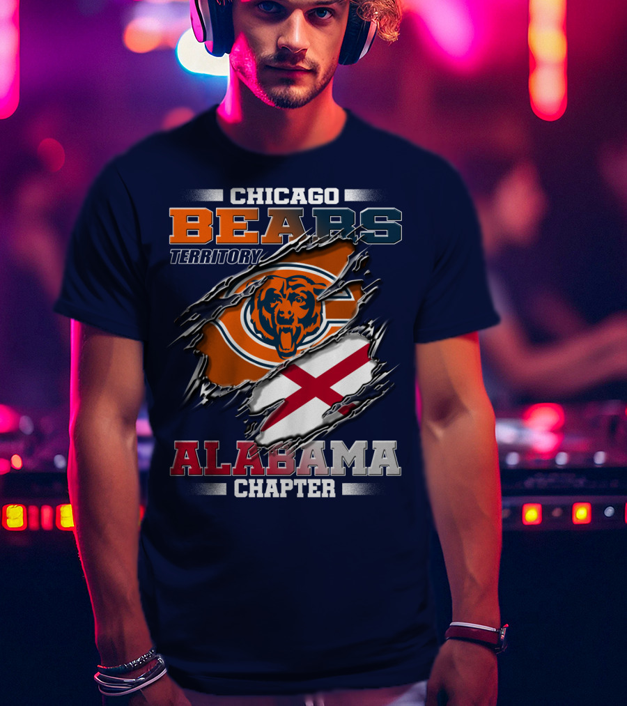 Chicago Bears Territory Alabama Chapter T-Shirt