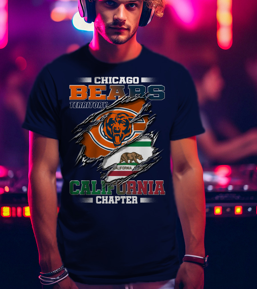 Chicago Bears Territory California Chapter T-Shirt