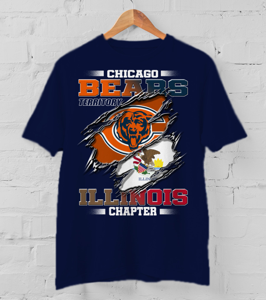 Chicago Bears Territory Illinois Chapter T-Shirt