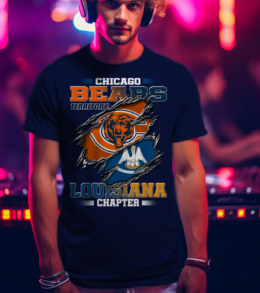 Chicago Bears Territory Louisiana Chapter T-Shirt