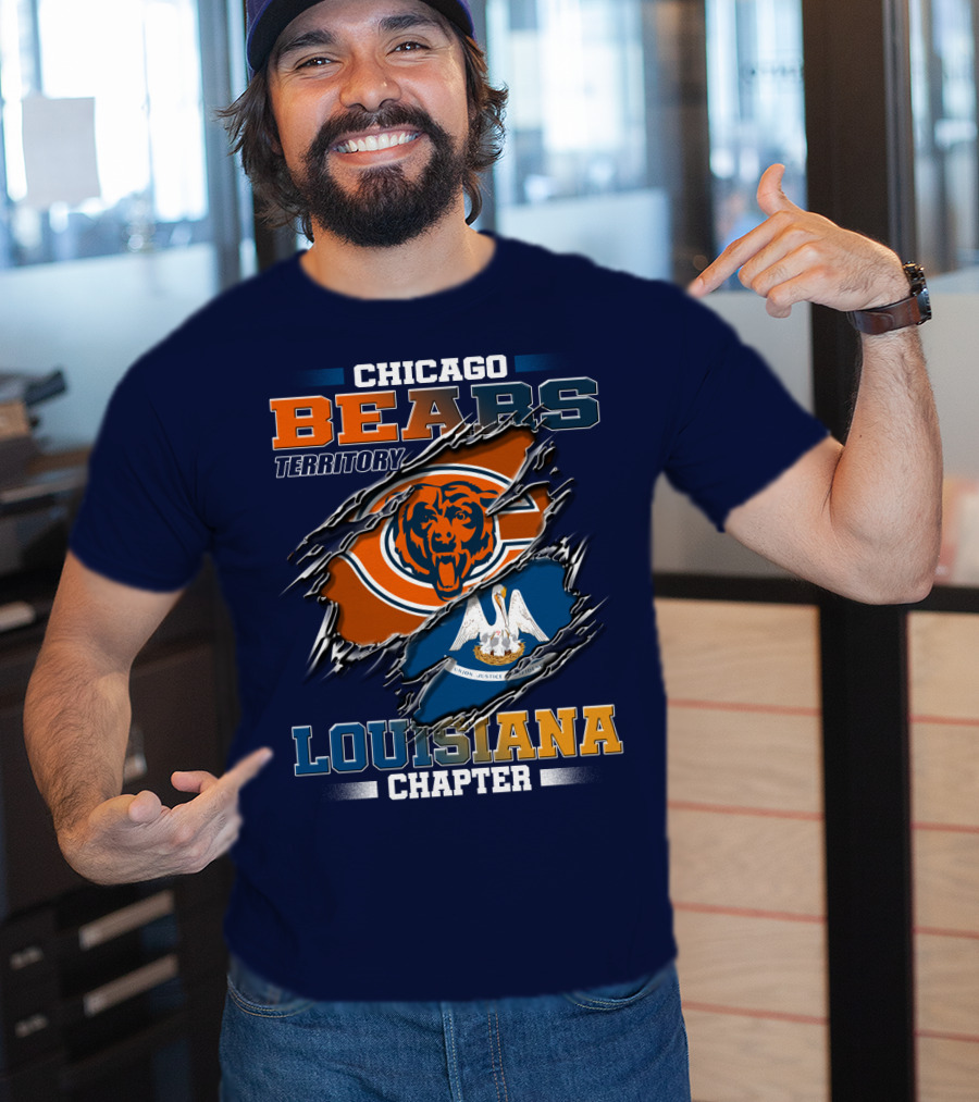 Chicago Bears Territory Louisiana Chapter T-Shirt