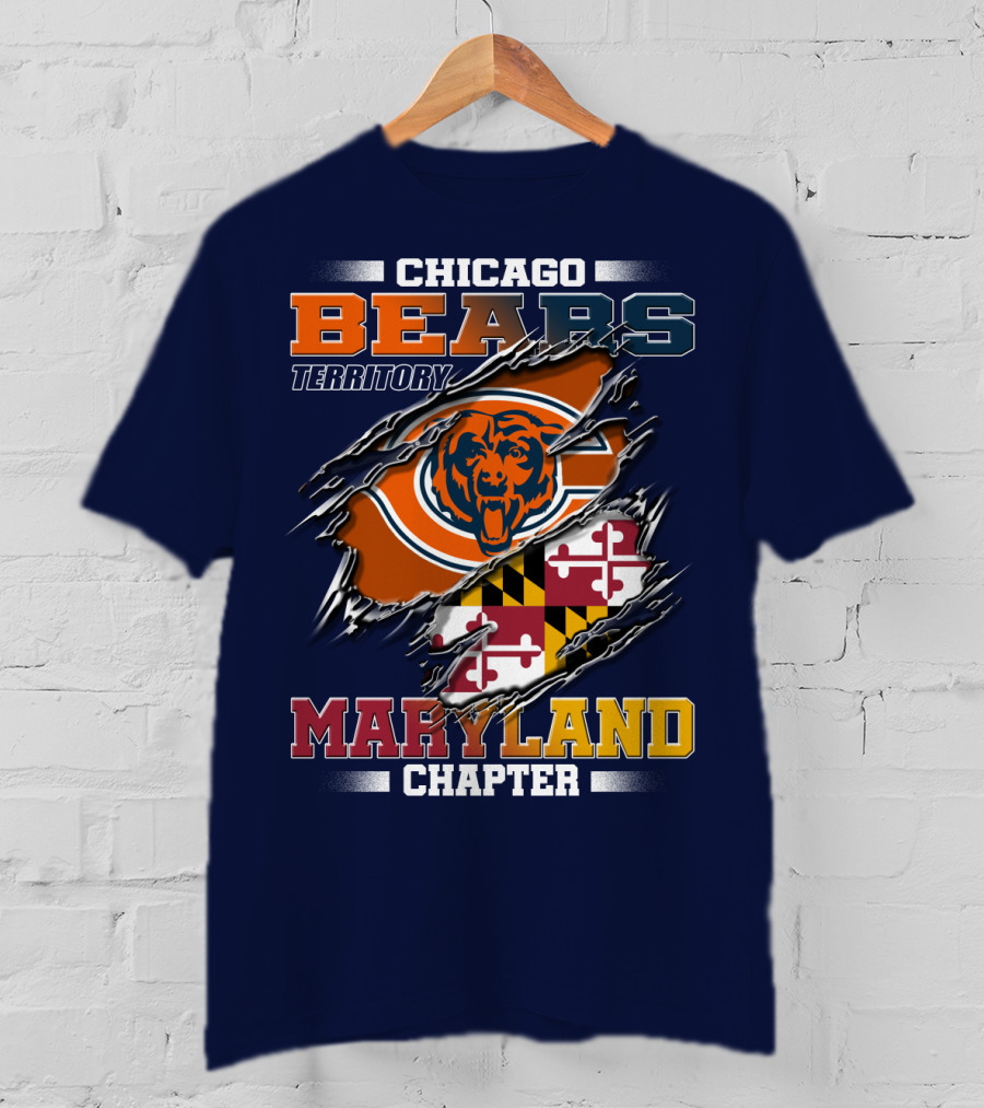 Chicago Bears Territory Maryland Chapter T-Shirt