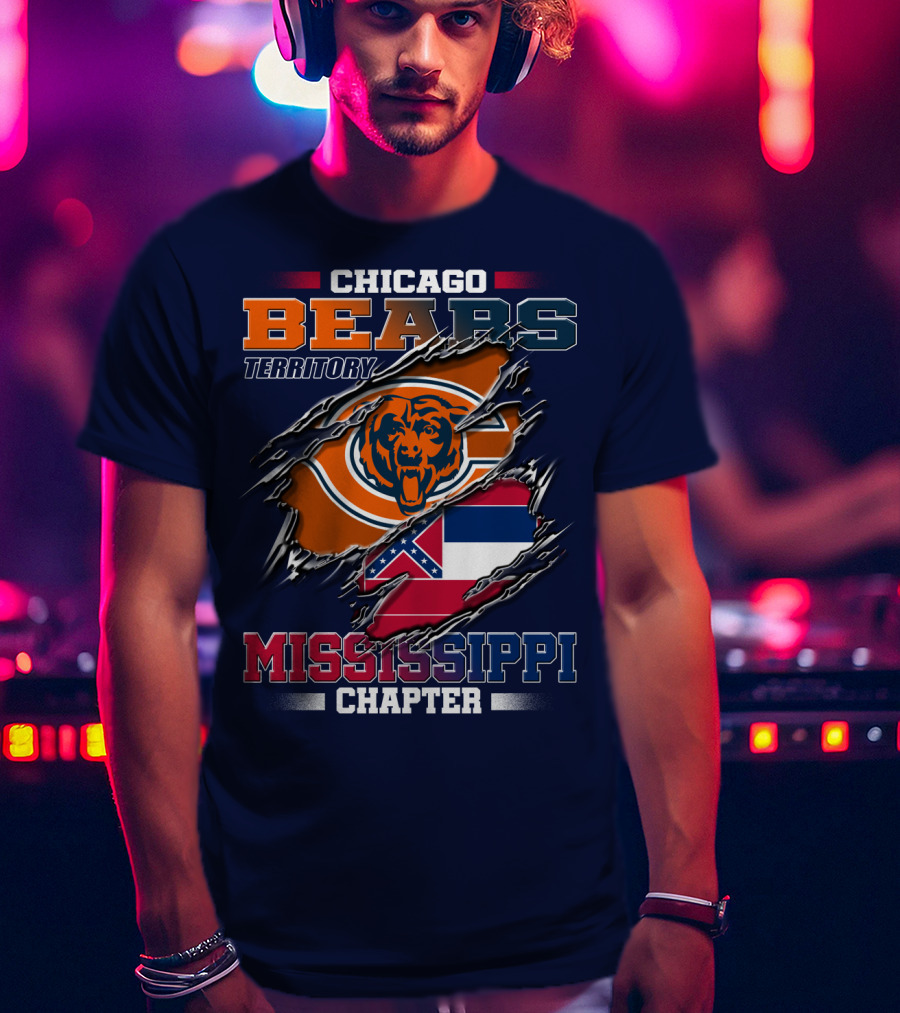Chicago Bears Territory Mississippi Chapter T-Shirt